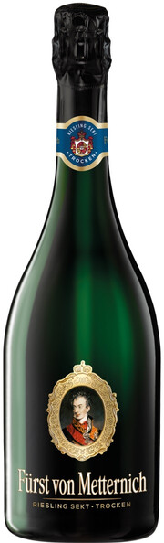 Игристое вино Furst von Metternich, Riesling Sekt Trocken 2022 750 мл