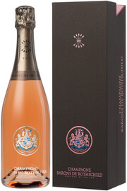 Шампанское "Baron de Rothschild" Rose, gift box 750 мл