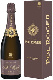 Шампанское Pol Roger, Brut Rose, gift box