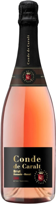 Игристое вино Conde de Caralt, Cava Brut Rosado 750 мл