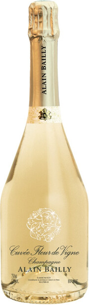 Шампанское Champagne Alain Bailly, "Cuvee Fleur de Vigne" Brut, Champagne AOC