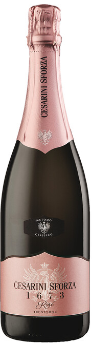 Игристое вино Cesarini Sforza, "1673" Brut Rose, Trento DOC 750 мл