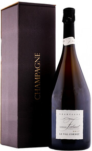 Шампанское Nathalie Falmet, "Le Val Cornet" Brut, Champagne AOC, gift box