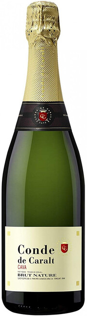 Игристое вино Conde de Caralt, Cava Brut Nature 750 мл