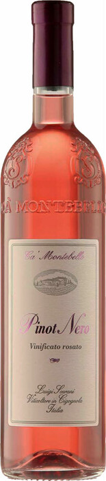 Игристое вино Ca' Montebello, Pinot Nero Rosato, Provincia di Pavia IGT 2022 750 мл