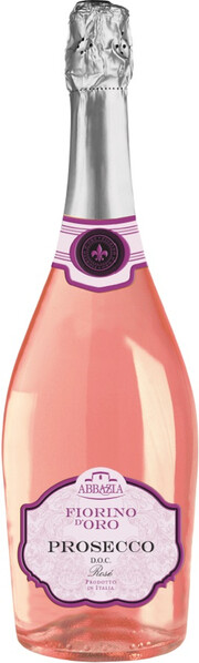 Игристое вино Abbazia, "Fiorino d'Oro" Spumante Rose Prosecco DOC