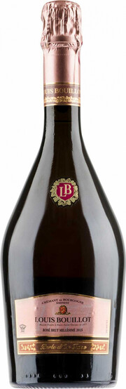 Игристое вино Louis Bouillot, "Perle d'Or" Rose Millesime, Cremant de Bourgogne AOC