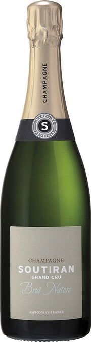 Шампанское Soutiran, Brut Nature Grand Cru, Champagne AOC