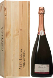 Игристое вино Fontanafredda, "Contessa Rosa" Rose, Alta Langa DOCG, wooden box 2012 1500 мл