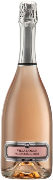 Игристое вино Vini Tonon, "Villa Doral" Prosecco DOC Rose Brut 750 мл