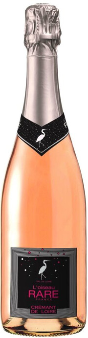 Игристое вино "L'oiseau Rare" Rose Brut, Cremant de Loire AOC 2021 750 мл