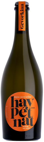 Игристое вино Gevorkian Winery, "Hay Pet Nat" Muscateni White 2021 750 мл