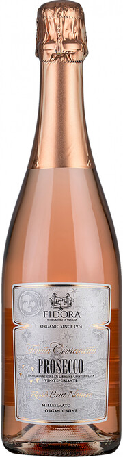 Игристое вино Fidora, "Tenuta Civranetta" Prosecco DOC Rose Brut Nature