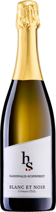 Игристое вино Hanewald-Schwerdt, Blanc et Noir Brut Cremant Pfalz 750 мл