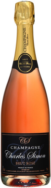 Шампанское "Charles Simon" Brut Rose, Champagne AOC 2017 750 мл