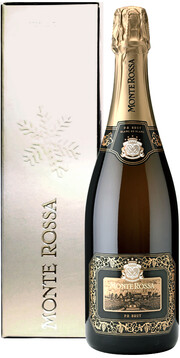 Игристое вино Monte Rossa, "P.R." Blanc de Blancs Brut, gift box "Premium" 750 мл