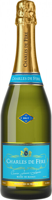 Игристое вино Charles de Fere, "Cuvee Jean-Louis" Blanc de Blancs Brut 750 мл