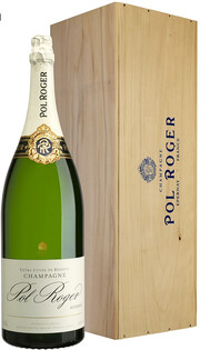 Шампанское Pol Roger, Brut Reserve, wooden box