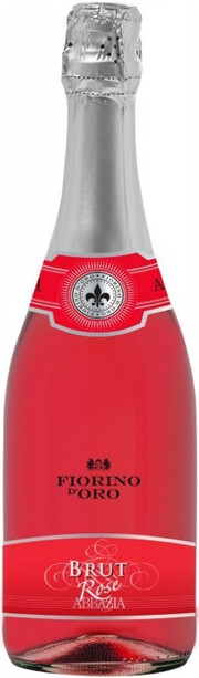 Игристое вино Abbazia, "Fiorino d'Oro" Brut Rose 750 мл