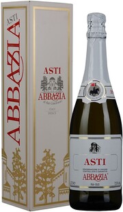 Игристое вино Abbazia, "Fiorino d'Oro" Asti Spumante Dolce DOCG, gift box