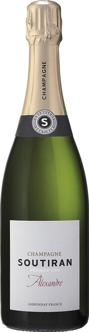 Шампанское Soutiran, "Alexandre" Premier Cru Brut, Champagne AOC 750 мл