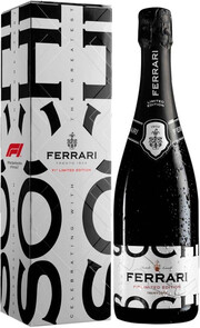 Игристое вино Ferrari, Brut "Formula 1", Trento DOC, gift box "Sochi" 2017 750 мл