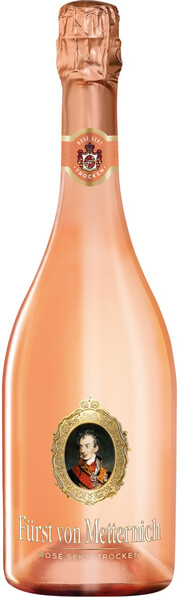 Игристое вино Furst von Metternich, Rose Sekt Trocken 2022 750 мл