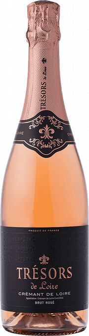 Игристое вино Joseph Verdier, "Tresors de Loire" Brut Rose, Cremant de Loire AOC