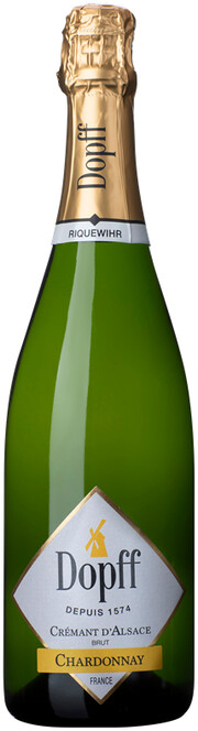 Игристое вино Dopff au Moulin, Chardonnay Brut, Cremant d'Alsace AOC