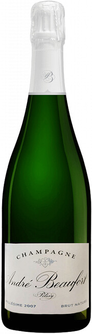 Шампанское Andre Beaufort, "Polisy" Millesime Brut Nature, Champagne AOC