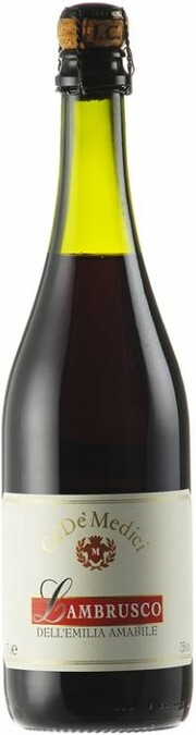 Игристое вино Ca' De' Medici, Lambrusco Emilia Dolce