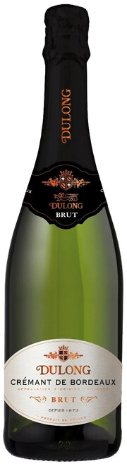 Игристое вино Dulong, Cremant de Bordeaux AOP Brut