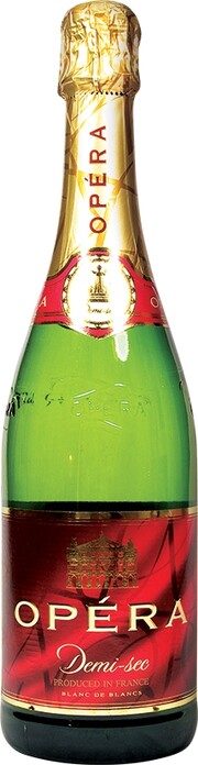 Игристое вино "Opera" Blanc de Blancs Demi-Sec