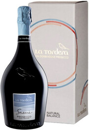 Игристое вино La Tordera, "Saomi" Prosecco, Treviso DOC, gift box