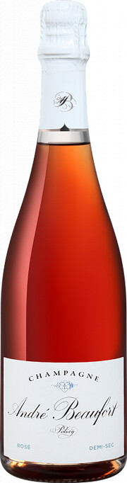 Шампанское Andre Beaufort, "Polisy" Rose Demi-Sec, Champagne AOC