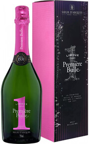 Игристое вино Sieur d'Arques, Premiere Bulle Brut, Blanquette de Limoux AOC, gift box