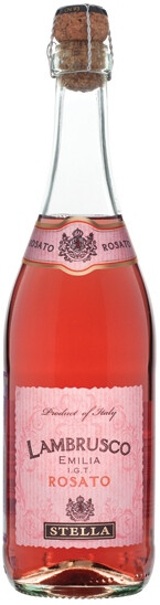 Игристое вино "Stella" Rosato, Lambrusco dell'Emilia IGT