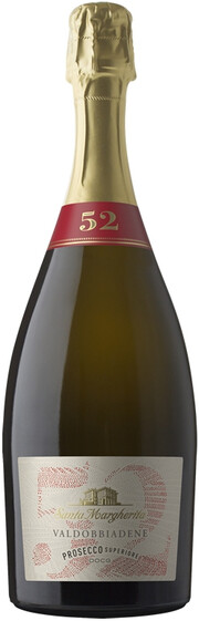 Игристое вино Santa Margherita, "52" Brut Valdobbiadene Prosecco Superiore DOCG