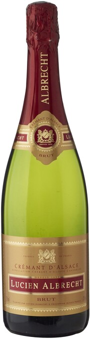 Игристое вино Lucien Albrecht, Brut, Cremant d'Alsace AOC