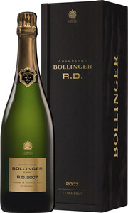 Шампанское Bollinger, "R.D." Extra Brut, wooden box