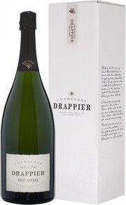 Шампанское Champagne Drappier, Brut Nature, gift box 1500 мл