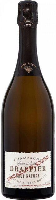 Шампанское Champagne Drappier, Brut Nature Zero Dosage Sans Soufre, Champagne AOC 750 мл