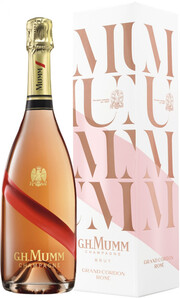 Шампанское Mumm, "Grand Cordon" Brut Rose, Champagne AOC, gift box