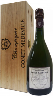 Шампанское Champagne Gonet-Medeville, "La Grande Ruelle" Blanc de Noirs Grand Cru Extra Brut, Champagne AOC, gift box