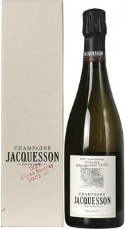 Шампанское Jacquesson, "Dizy" Corne Bautray Degorgement Tardif Extra Brut, Champagne AOC, gift box 2002 750 мл