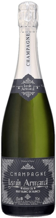 Шампанское "Louis Armand" Premier Cru Blanc de Blancs Brut, Champagne AOC