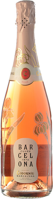 Игристое вино Codorniu, Cuvee "Barcelona 1872" Brut Rose, Cava DO