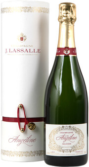 Шампанское J. Lassalle, "Cuvee Angeline" Brut, Premier Cru Chigny-Les-Roses, gift box, 2011-2012