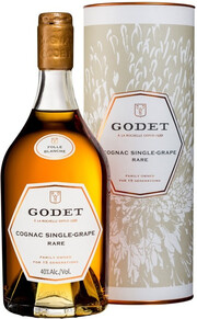 Коньяк Godet, Single-Grape Rare Folle Blanche, in tube 2003 700 мл