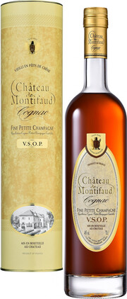 Коньяк Chateau de Montifaud VSOP, Fine Petite Champagne AOC, gift tube